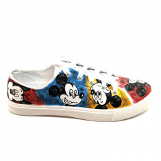 Tenisi Hand Painted &amp;quot;Mickey Mouse&amp;quot; III foto