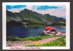 CPIB 24415 CARTE POSTALA - MUNTII FAGARASULUI - LACUL SI CABANA BALEA, NECIRCULATA
