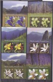 ROMANIA 2019 - FLORILE MUNTILOR, MUNTELE COZIA, 2 SERII cu manseta,MNH - LP 2252, Flora, Nestampilat