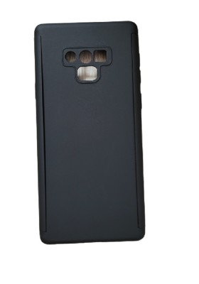 Set husa protectie formata din 3 piese fata spate si folie silicon compatibila cu Samsung Galaxy Note 9 Negru foto