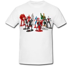 Tricou &amp;quot; Captain America - Marvel Nano Metalfigs &amp;quot; foto