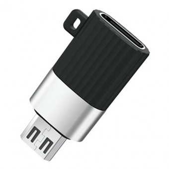 ADAPTOR MICRO USB LA TIP C - NEGRU foto