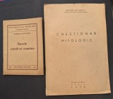 Romulus Vulcanescu - Chestionar mitologic + Bazele esteticei rom&acirc;ne ... - Manastirea Dealu T&acirc;rgoviște 1938 / 1940