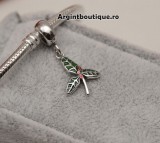 Talisman din argint -FRUNZA VERDE- CHA1042, Argintboutique