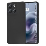 Husa silicon Motorola Moto G86 Power Asteroid GSM SoftFlex, negru