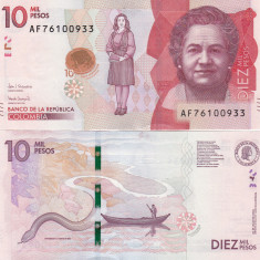 Columbia 10 000 Pesos 2018-(20) UNC