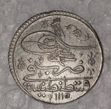 Yirmilik (20 Para) / Ahmed III 1115 (1704) Imperiul Otoman / superba / RARITATE