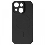 Lemontti Husa Silicon iPhone 15 MagSafe Negru