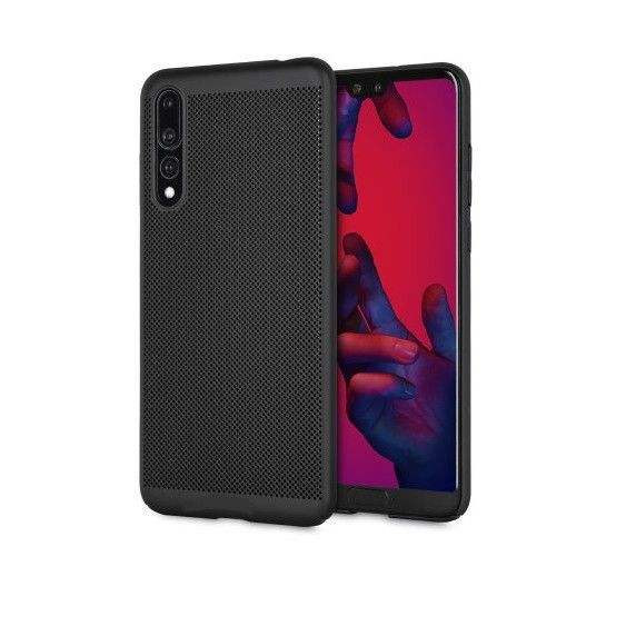 Husa Huawei P20 Lite Ultra Slim cu aerisire Negru