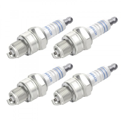 Set 4 bujii scanteie Bosch pentru Hercules, Hyosung, PGO Motorcycles, Sachs foto