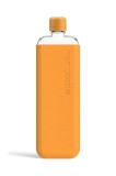 Memobottle sticlă de apă Original Slim 450 ml culoarea portocaliu