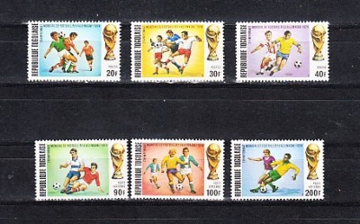 A12 S2 3 - Timbre foarte vechi - Togolaise - Togo - fotbal foto