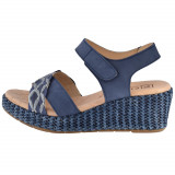 Sandale dama, din piele naturala, marca Pitillos, 1486-42-132, bleumarin, 36, 37, 40, 41