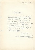 A3489N Șerban Cioculescu, act scris și semnat olograf, 1968