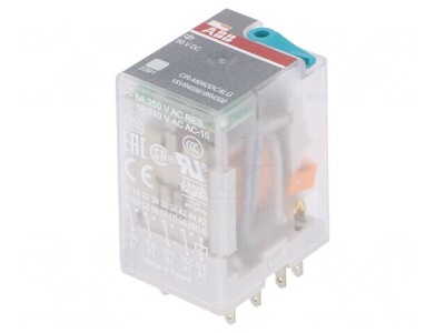 Releu Electromagnetic 4PDT 12VDC 6A foto