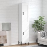 vidaXL Dulap &icirc;nalt, alb, 34,5x34x180 cm, lemn prelucrat