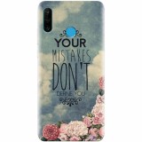 Husa silicon pentru Huawei P30 Lite, Your Mistakes Dont Define You