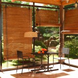 Set mobilier gradina 3 piese Gossi, negru, otel, poliratan, masa sticla 110x53x72 cm, scaune 51x60x87 cm, max 110 kg/loc