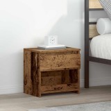 vidaXL Noptiere 2 buc. Lemn vechi 40x30x39 cm Lemn prelucrat