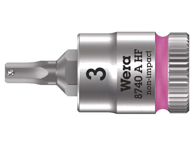 Tubulară Hex 3mm 1/4 28mm Zyklop