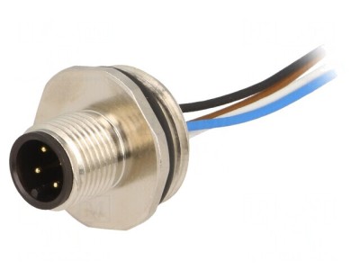 Soclu M12 PIN 4 tată DeviceNet/CANopen cabluri IP68 foto