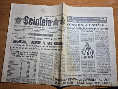 scanteia 2 octombrie 1983-art. buzau , prahova ,dambovita foto