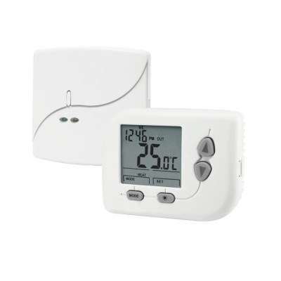 Termostat de ambient pentru centrala, wireless, Paxton BL-BT162-BT62R, programabil, digital, 2 x AAA, alb foto