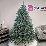Brad artificial Christmas Deluxe by Sersimo, Alaska verde argintiu, integral 3D, 180cm Household NewTrend