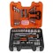 Set chei oțel crom-vanadium BAHCO 91 buc. fixare 1/2, 1/4