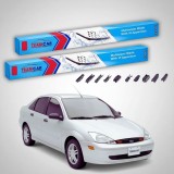 Cumpara ieftin Ștergătoare Ford Focus Gen I DFW Sedan 1999-2004 | Set Față Flat Premium &ndash; TeamCar&reg;