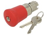 Comutator de siguranță cu cheie SIEMENS 22mm, IP67, cod 3SU1050-1HR20-0AA0