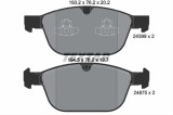 Set placute frana TEXTAR 2439901