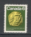 Canada.1970 150 ani nastere D.A.Smith-inalt comisar SC.23, Nestampilat
