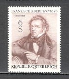 Austria.1978 150 ani moarte F.Schubert-compozitor MA.887, Nestampilat