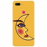 Husa silicon pentru Xiaomi Mi 8 Lite, Yellow Moon