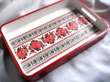 Tava lemn decorata cu motive traditionale 28955