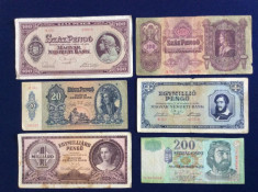 Bancnote Ungaria - Lot bancnote Ungaria - starea care se vede foto