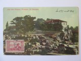 Carte postala circulata 1911 cu timbru rar 20 Paras,Constantinopol/Insula Printilor:Manastirea Sf.George,produsul din imagini