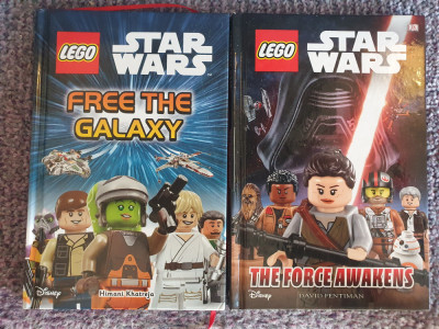 Doua carti Lego, Star Wars, Free the Galaxy si The Force awakens, 50 pag fiecare foto