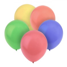 Set Baloane Petrecere, Model Pastelate, 25 Bucăți, Multicolor, Dimensiune 23cm