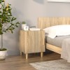 VidaXL Noptieră, stejar sonoma, lemn prelucrat 812048