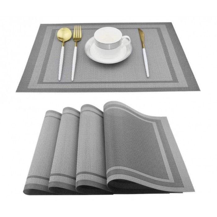 Suport - napron de masa gri, rezistent la apa, dreptunghiular, MP34S, 30x45 cm