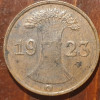 Germania 1 reichspfennig 1923 G, Europa