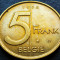 Moneda 5 FRANCI - BELGIA, anul 1998 *cod 1232 A - text BELGIQUE