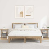 vidaXL Noptieră 2 pcs Stejar Artizanal 41 x 40 x 45 cm Lemn compozit 8000435