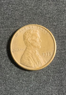 Moneda One Cent 1975 USA foto
