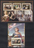 Guineea 2012 - Picturi ale marilor maeștri italieni - Raphael, Colita + Bloc, Cota 34 EURO, MNH