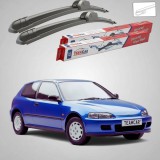 Cumpara ieftin Ștergătoare Honda Civic Gen V (EG/EH) Hatchback 3U 1991-1995 | Set Față Flat &ndash; TeamCar&reg;