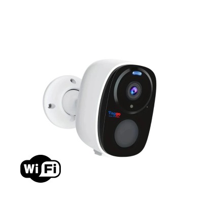 Camera de supraveghere WIFI 2K, 4MP, Baterie incorporata, Control din aplicatie,Rezistenta la apa IP66 foto