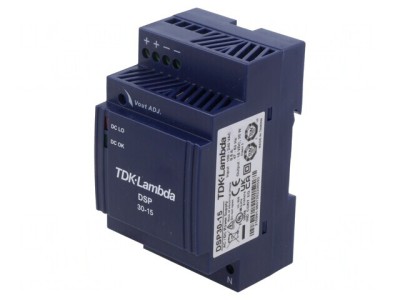 Alimentator Pulsatoriu DIN 30W 15V 2A foto